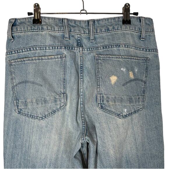 G-Star Raw Motac Deconstructed 3D High Rise Skinny Jean Light Wash Distressed 30 - Picture 10 of 16